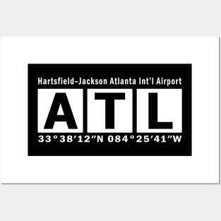 ATL Airport, Hartsfield–Jackson Atlanta International Airport Posters and Art